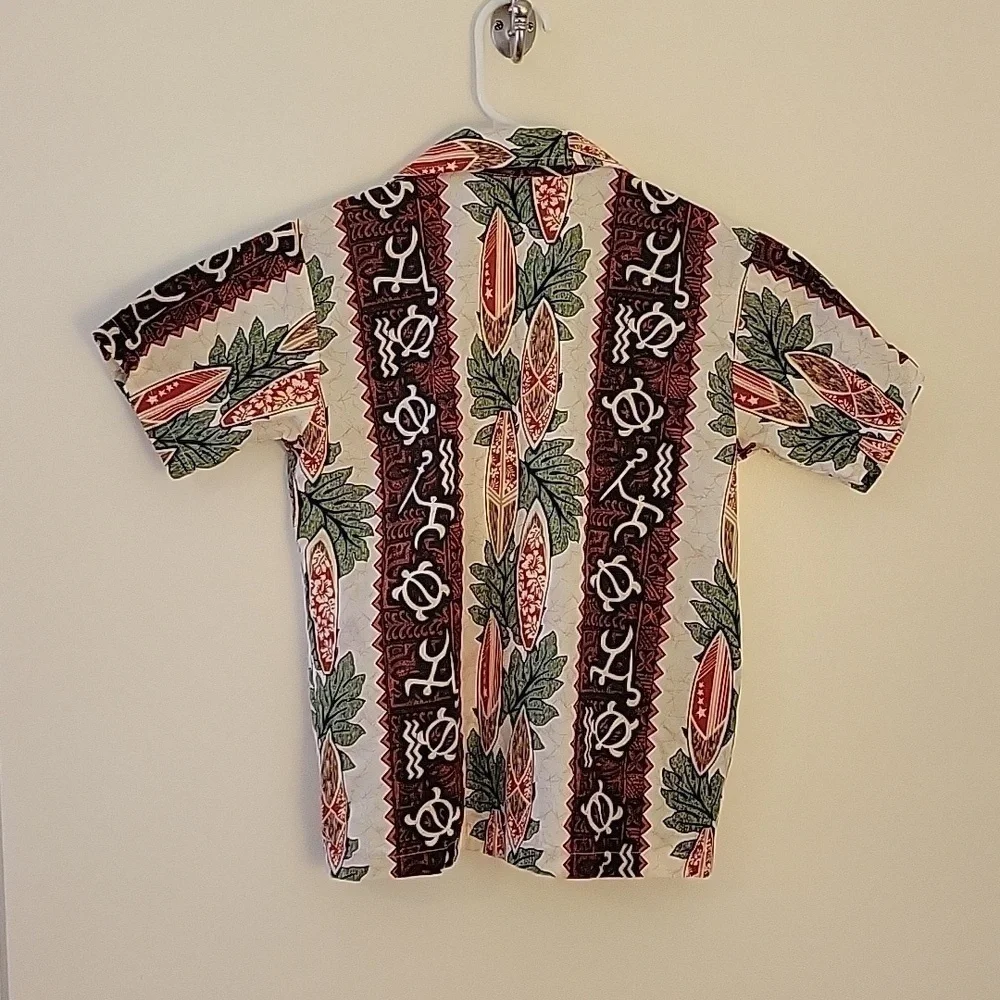 Vtg PACIFIC LEGEND Surf Board Hawaiian Shirt